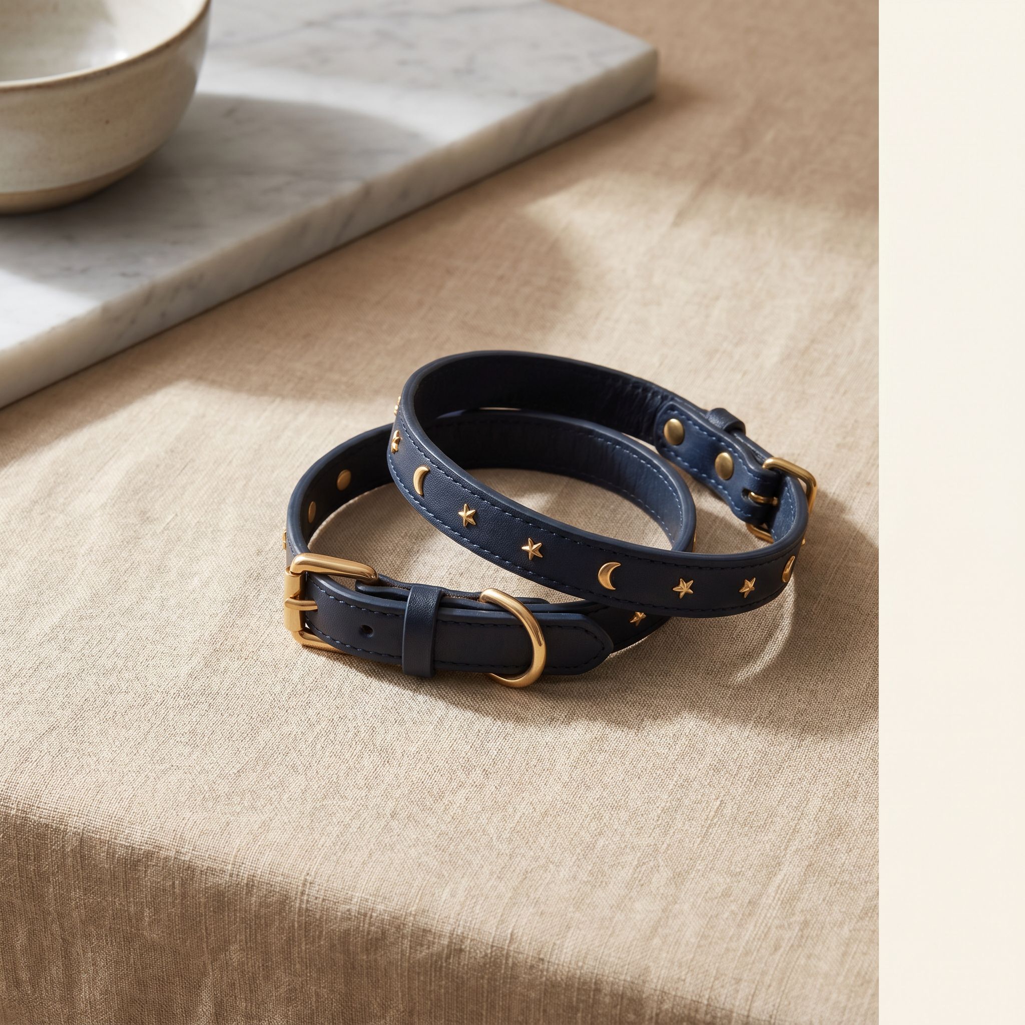 Collier chien - collier étoilé